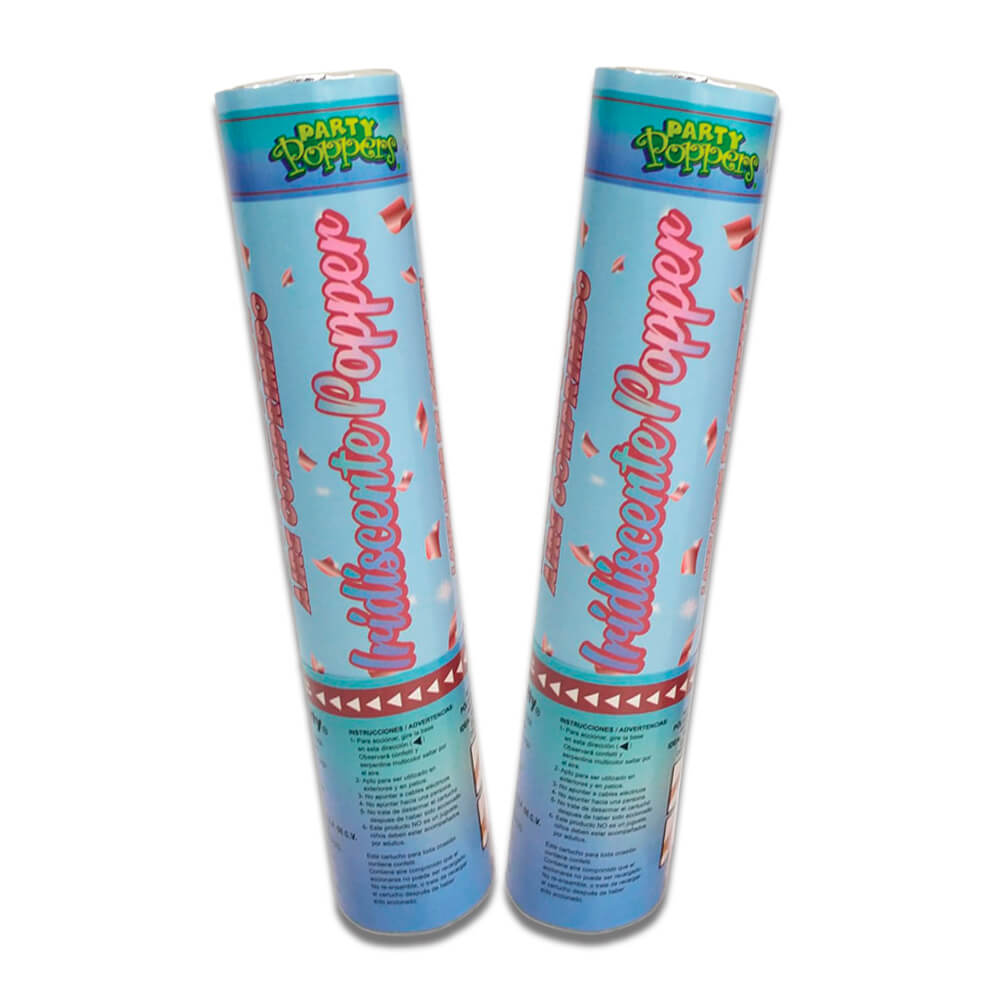 Party Poppers Iridiscente 20cm C/1