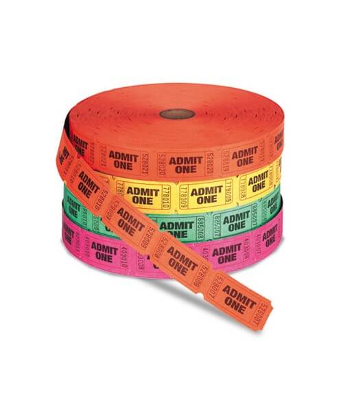 Rollo De Ticket Sencillo C/1