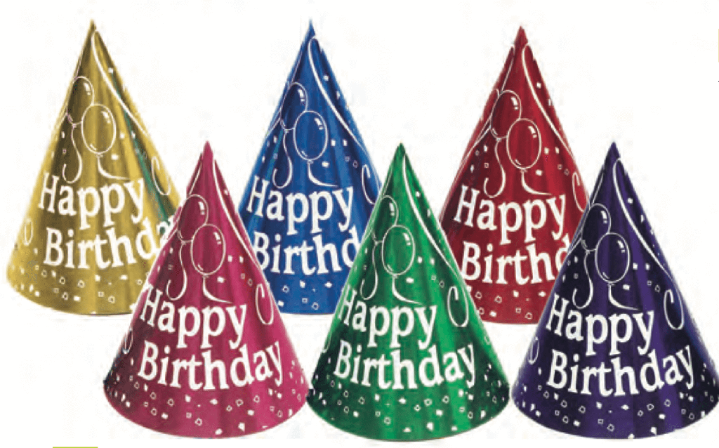 Gorrito Carton Happy Birthday C/1