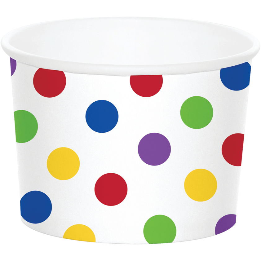 Treat Cups Dots Colores C/6