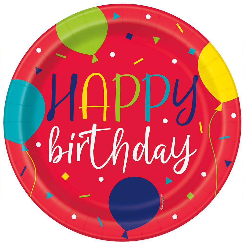 Plato 7" Balloon Party C/8