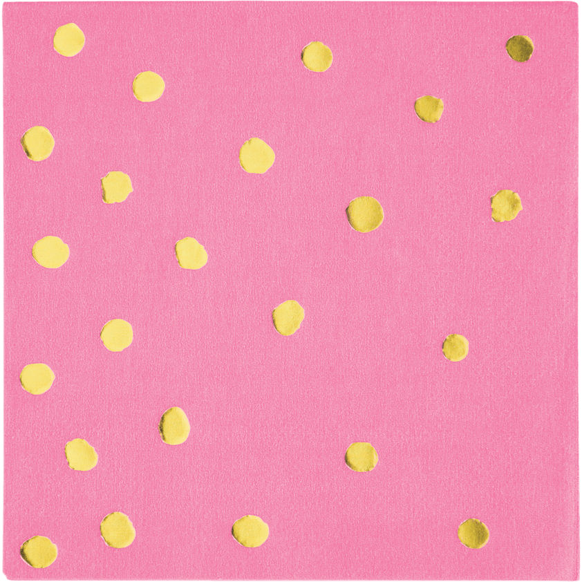 Servilleta CH Foil Dots Candy Pink C/16