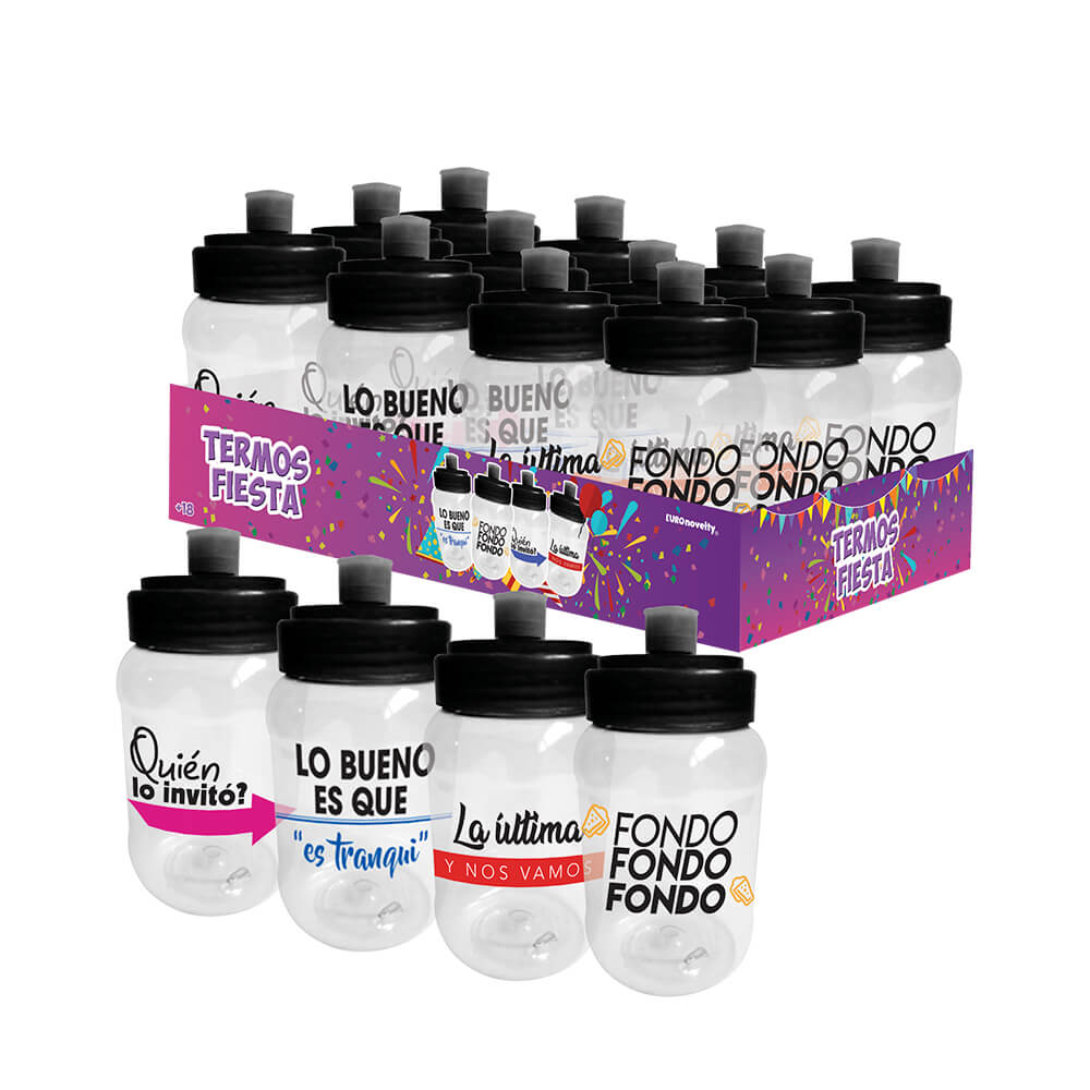 Termo Fiesta Varios Diseños C/12