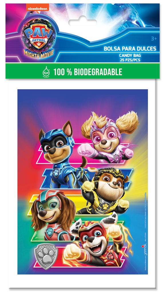 Bolsa De Dulces Paw Patrol Movie C/25