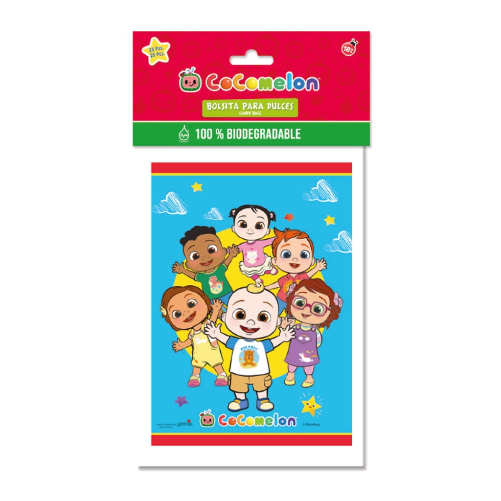 Bolsa De Dulces Cocomelon C/25