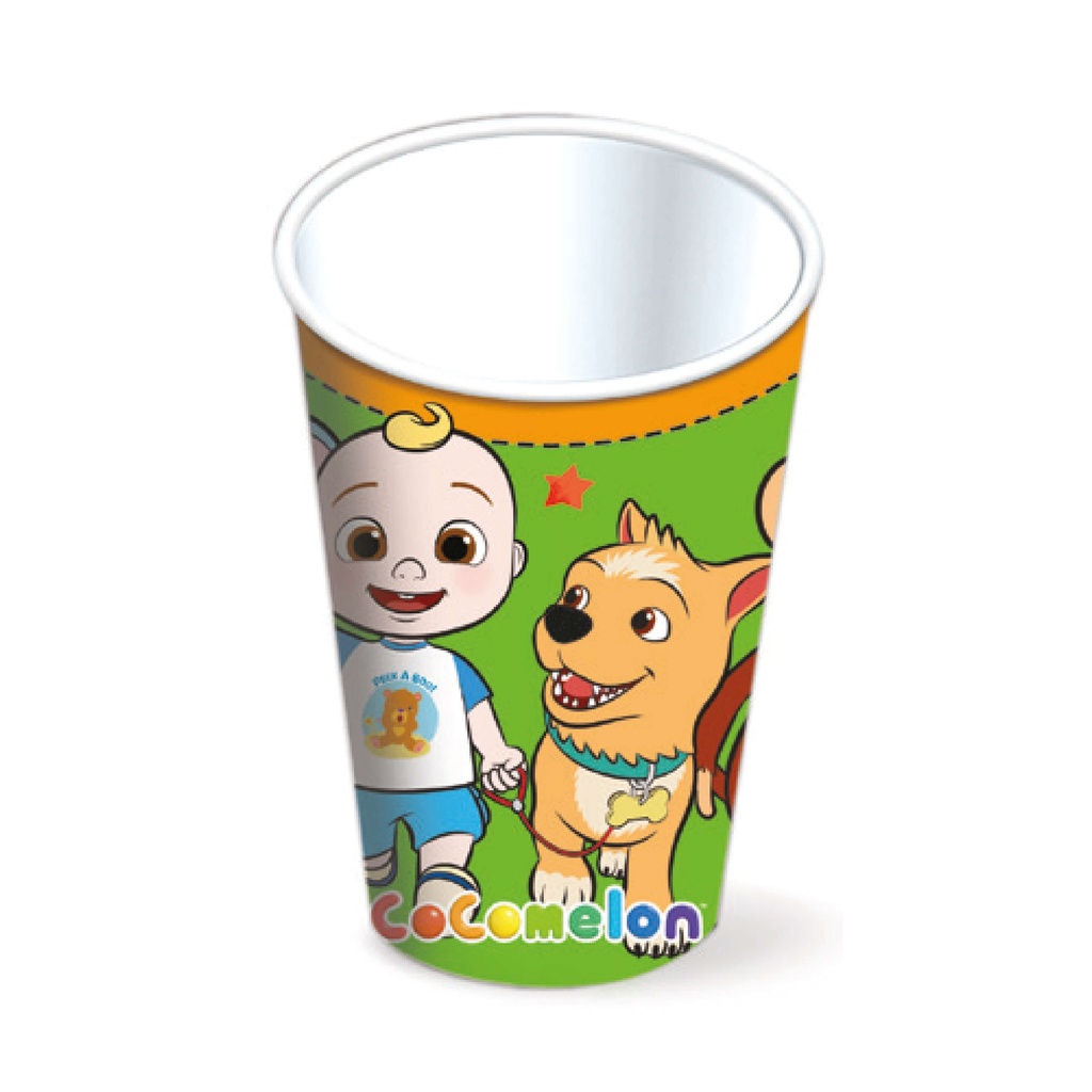 Vaso 9oz Cocomelon C/6