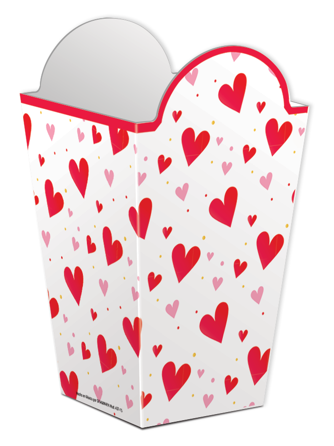 Cajita Fantasia Corazones Amor C/6