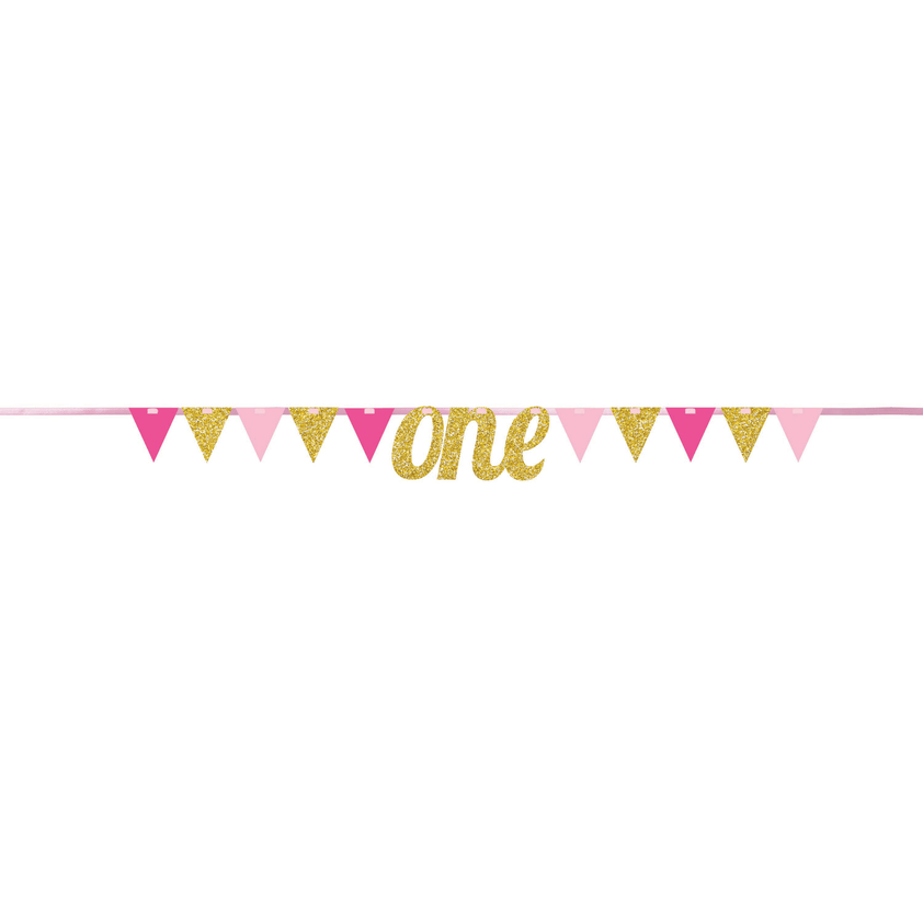 Banner Pink One Glitter C/1