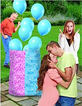 Bolsa Globos Gender Reveal C/1