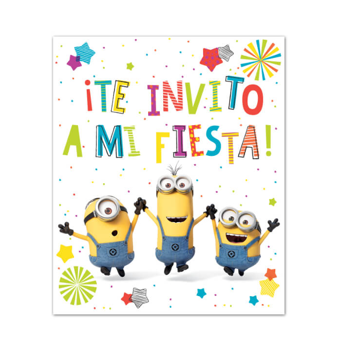 Invitacion Mi Villano Favorito C/5