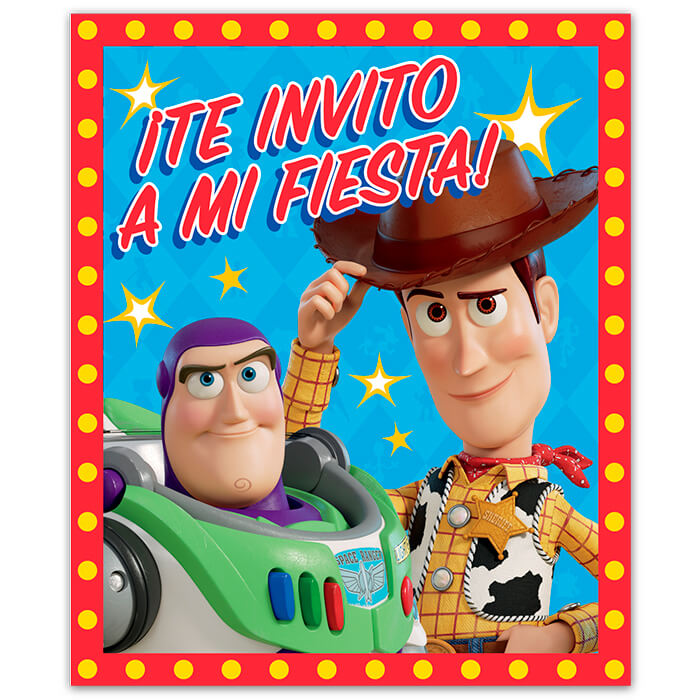 Invitaciones Toy Story 4