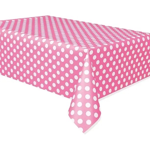 Mantel Polka Dots Rosa Fuerte C/1