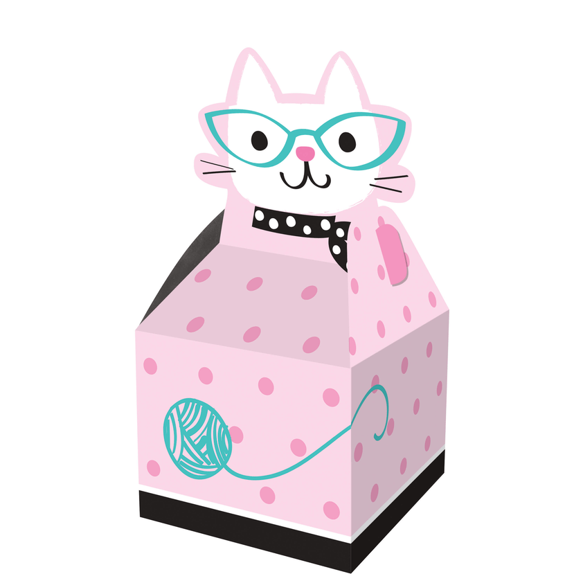 Party Favor Boxes Purr-Fect C/8