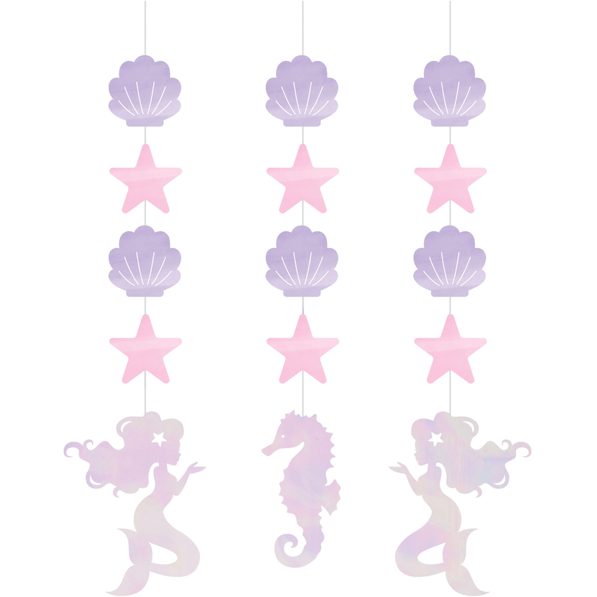 Hanging Cutouts Mermaid Shine C/3