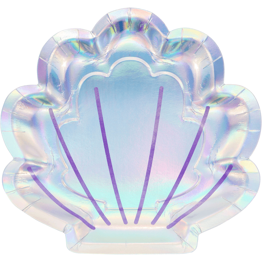 Plato 9" Formas Shaped Mermaid Shine C/8