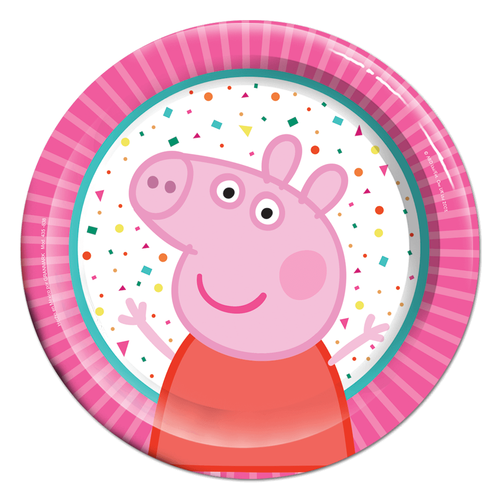 Plato 7" Peppa Pig C/6