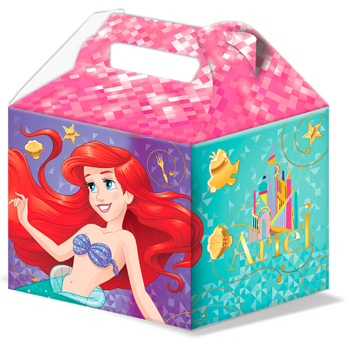 Caja Para Dulces La Sirenita C/6