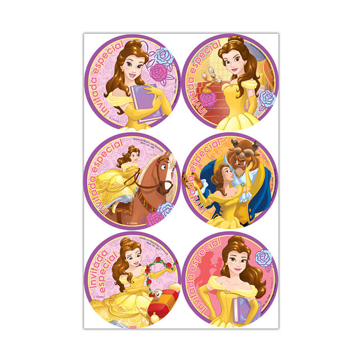 Distintivos Bella Y Bestia C/24