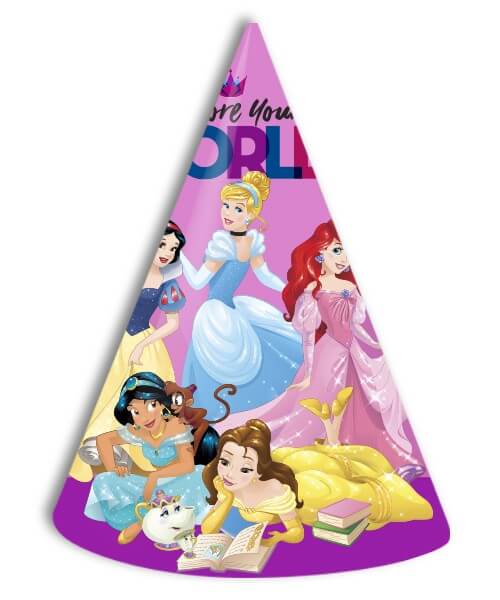 Gorro Para Fiesta Princesas C/6