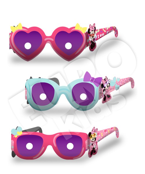 Lentes De Carton Minnie C/6