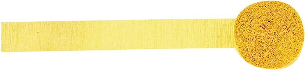 Crepe Streamer Amarillo C/1