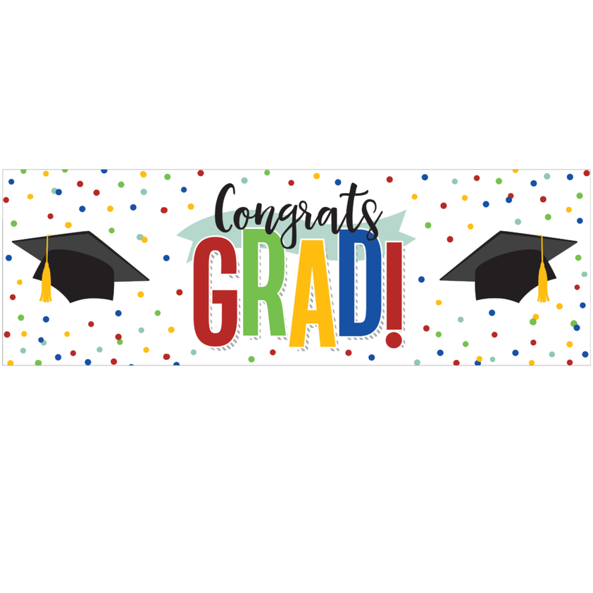 Gigant Party Banner Colorful Grad C/1