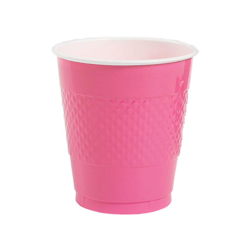 Vaso Plastico 12oz Magenta C/20