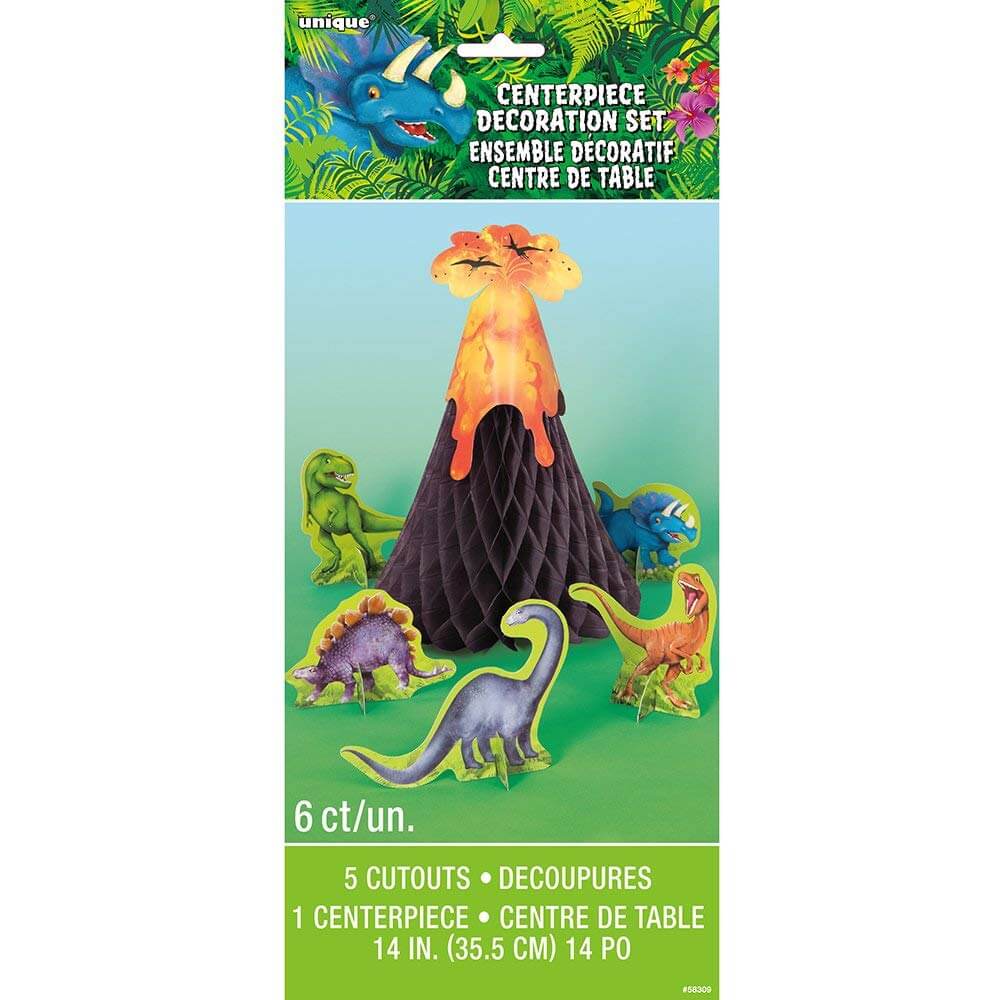 Centerpiece Decoration Dino Party C/6