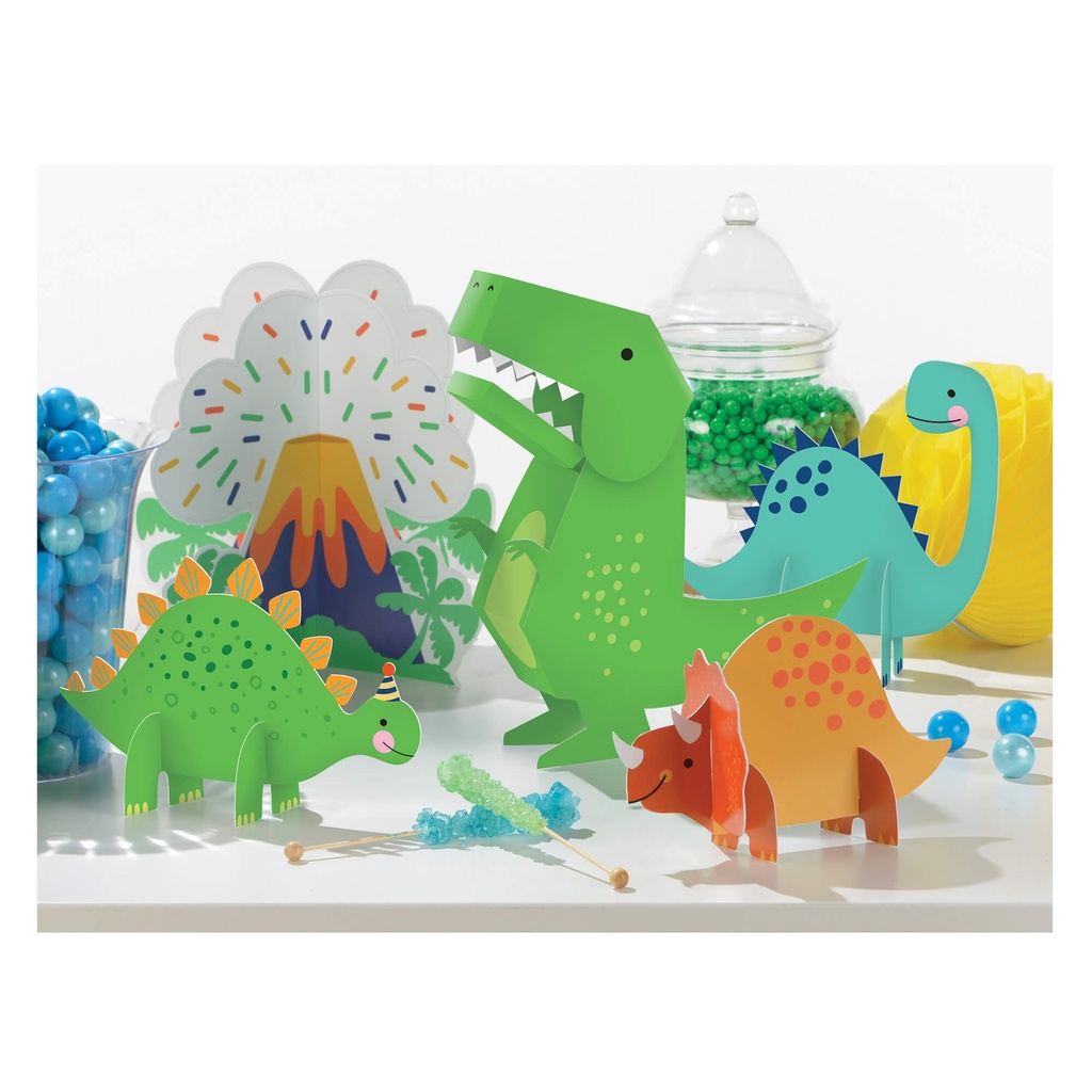 Kit Decoracion Para Mesa Dinosaurio C/1
