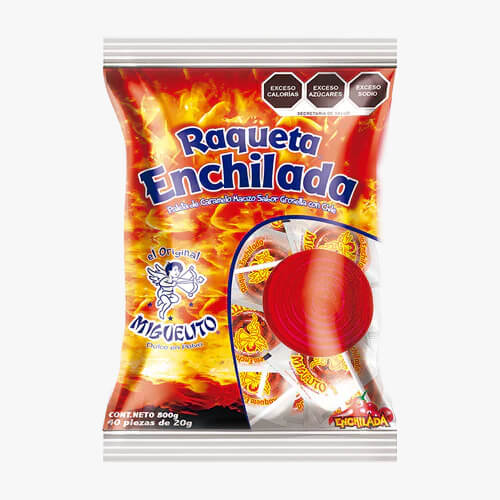 Paleta Raqueta Enchilada C/40