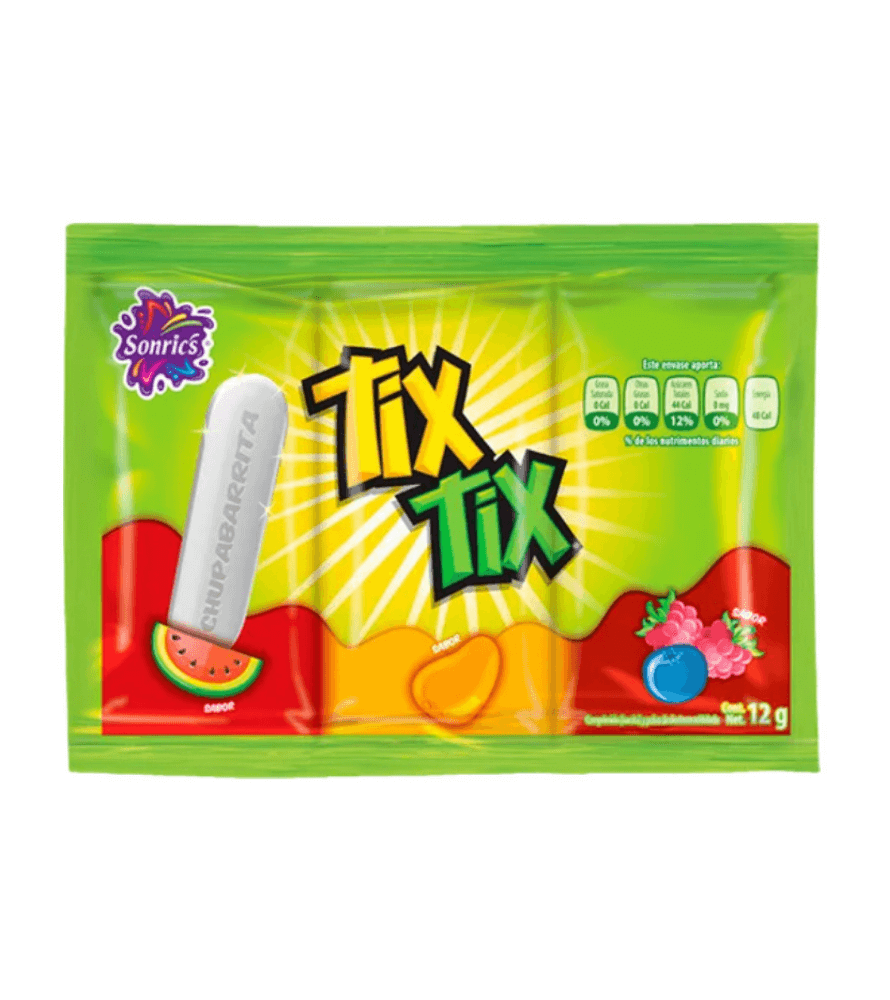 Tix Tix Chupa Barrita Ind 12 g