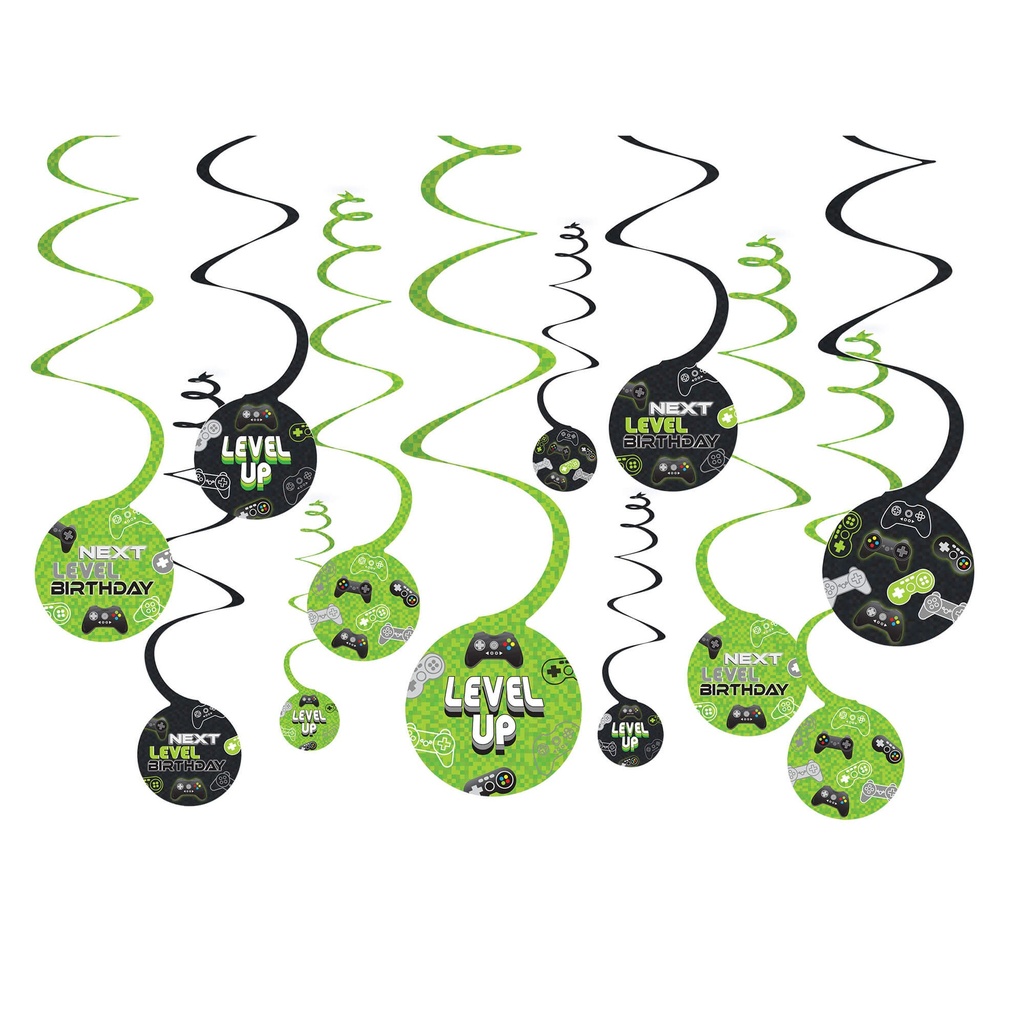 Swirls Decorations Party Game C/12