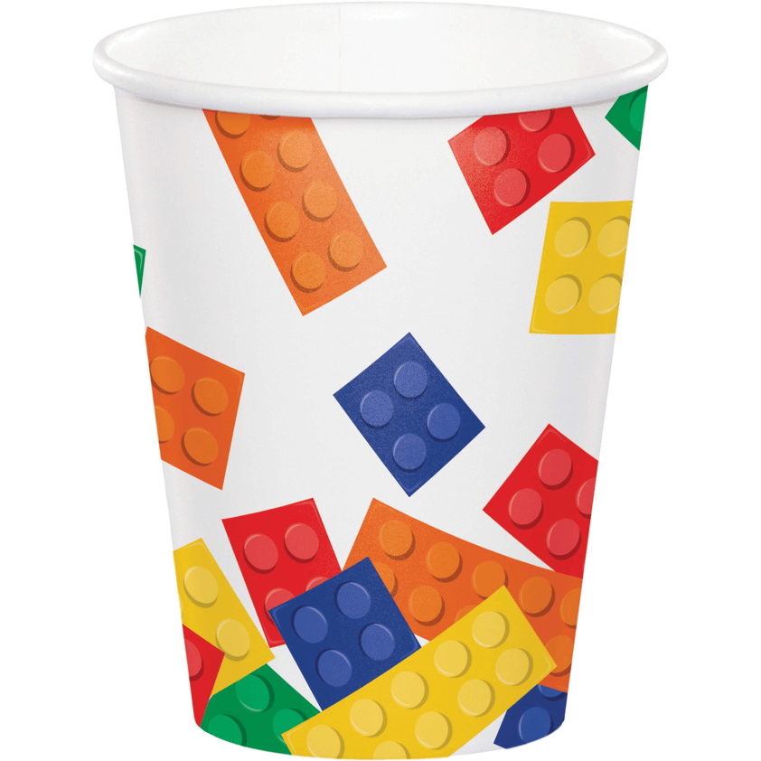 Vaso 9oz Block Party C/8