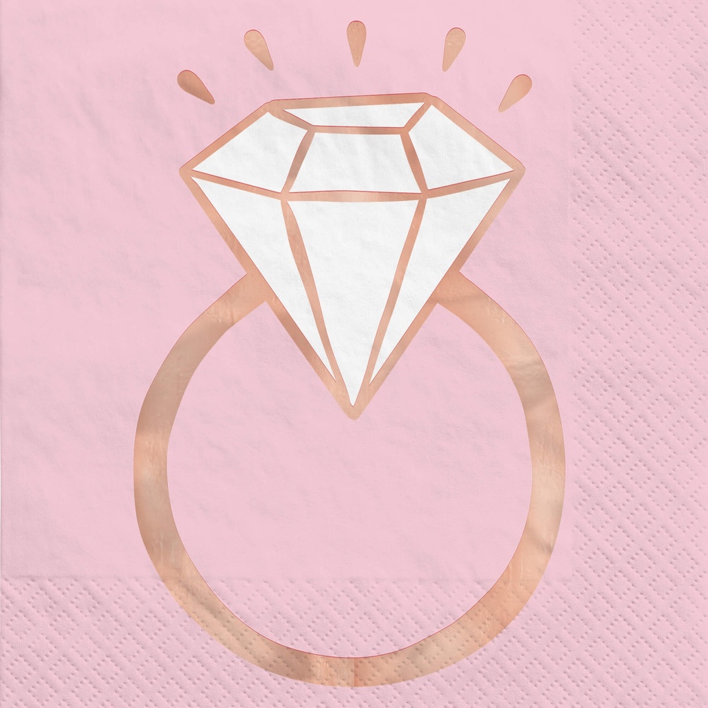 Servilleta G Blush Wedding C/16