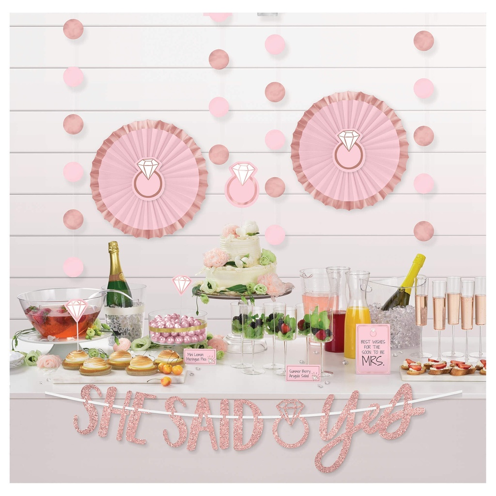Treat Table Decorating Kit Despedida De Soltera Deco Blush C/23