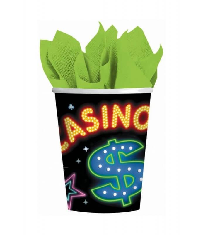 Vaso 9oz Casino C/8