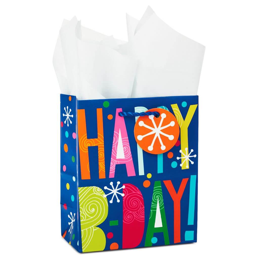 Bolsa Chica Happy  B Day Azul C/1