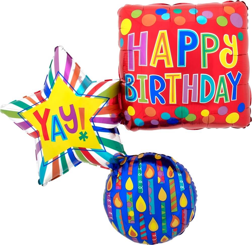 Globo 36" HBD Stacked Shapes C/1