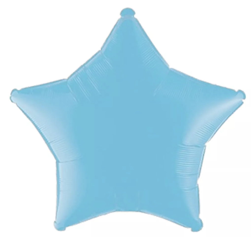 Globo 22" Estrella  Azul Cielo