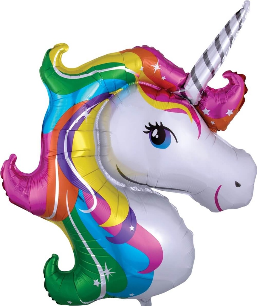 Globo 36" Unicornio Colores C/1