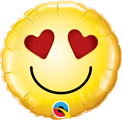 Globo 9" Emoji I Love You Corazones