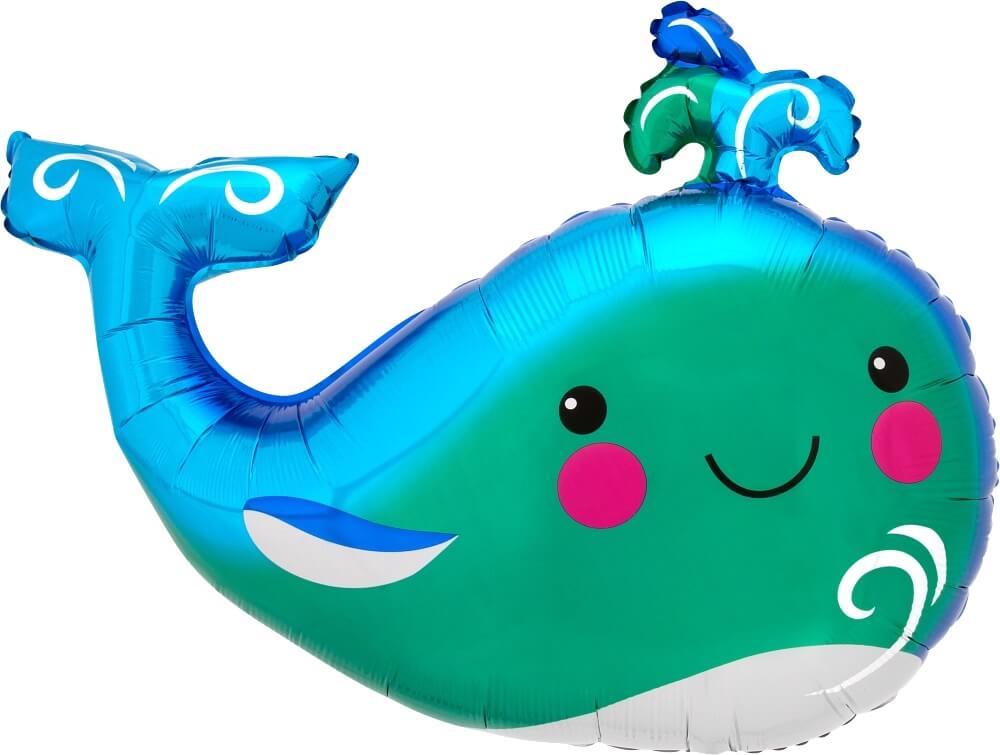 Globo 36"  Happy Whale