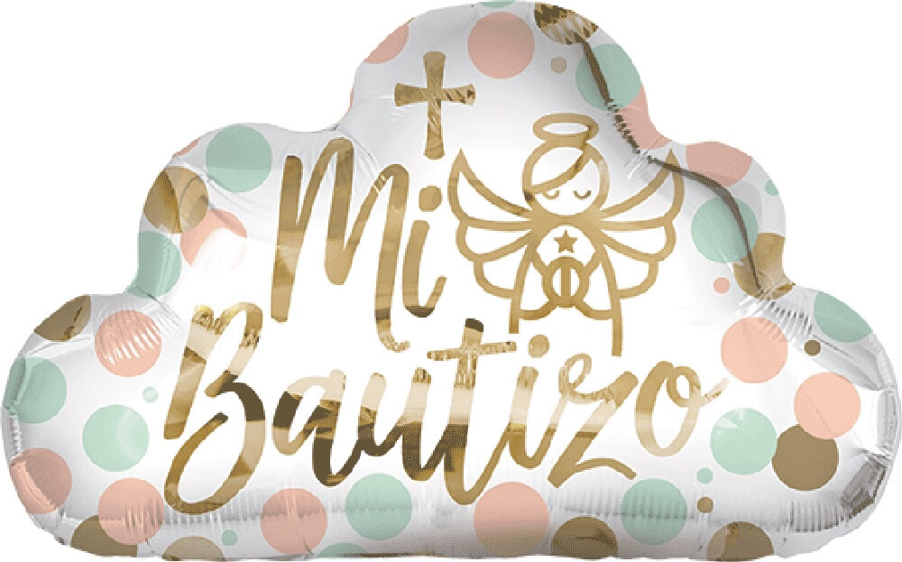 Globo 18" Mi Bautizo Nube C/1