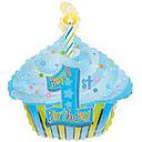 Globo 18" Cupcake 1er Año Niño C/1