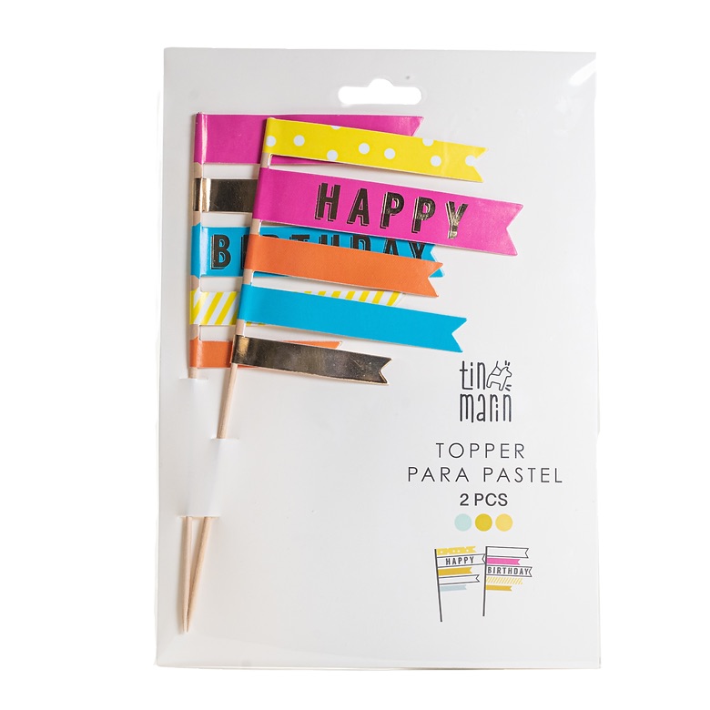 Cake Topper Banderines C/1