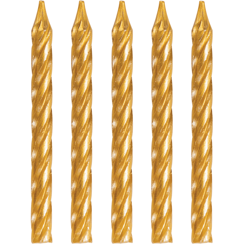 Velas Rainbow Metalic Gold / Chrome C/24