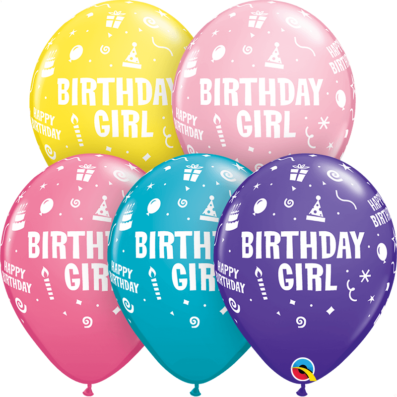 Globo 12" Birthday Girl C/1