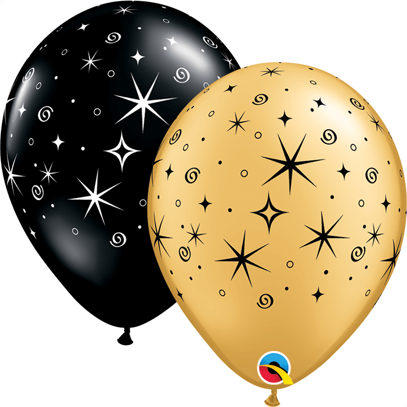 Globo 12" Sparkles Swirl C/1