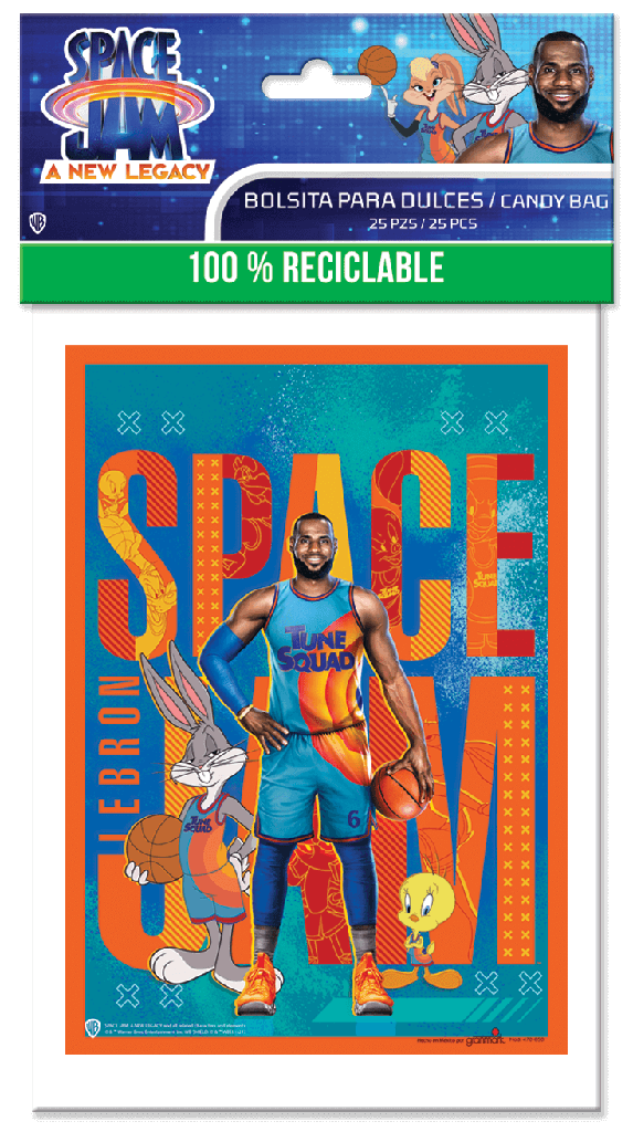 Bolsa Para Dulces Space Jam C/25