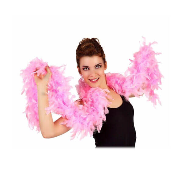 Boa Plumas Rosa C/1